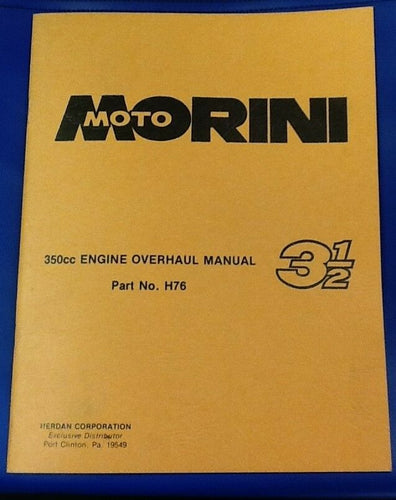 ABOOK-J - H76 Moto Morini 350 Engine Overhaul Manual