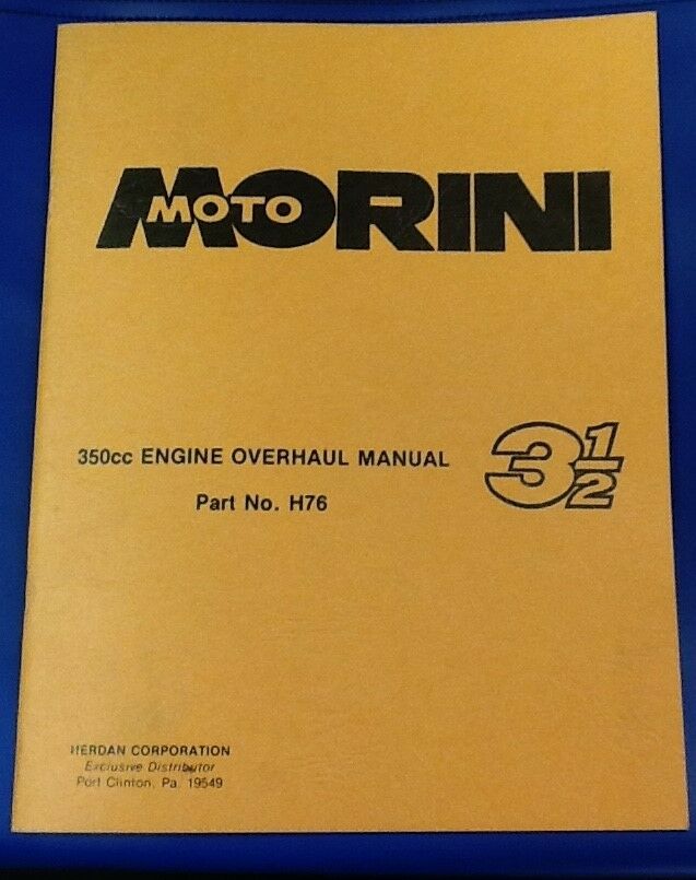 ABOOK-J - H76 Moto Morini 350 Engine Overhaul Manual